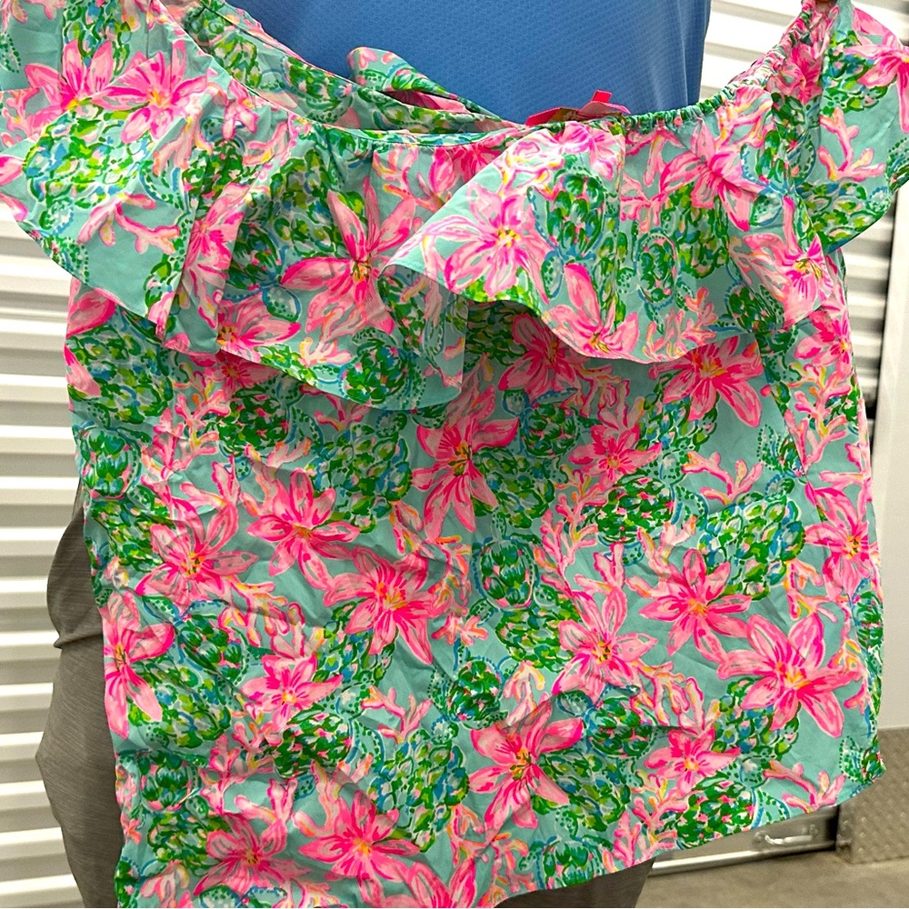 Likly pulitzer off the shoulder top